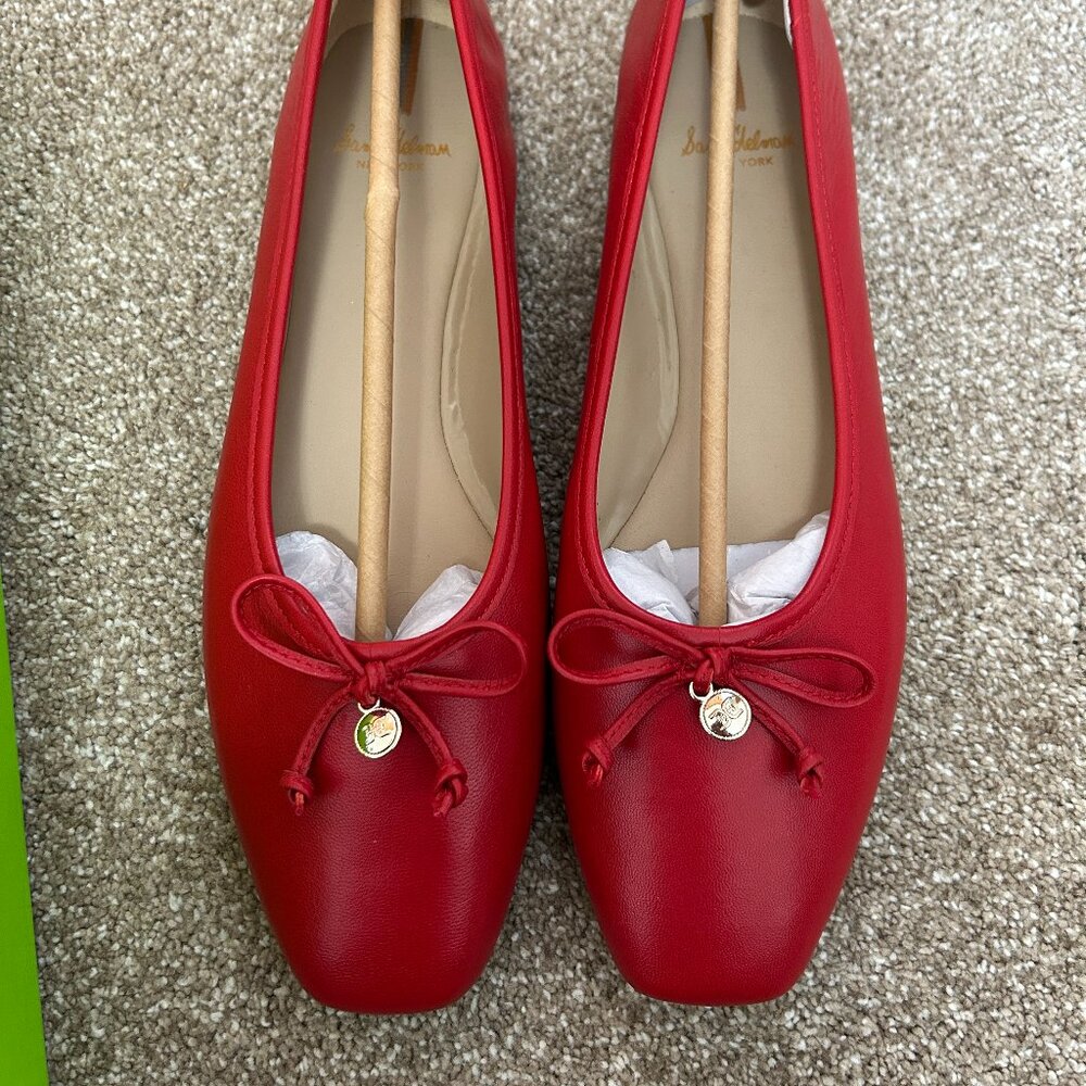 Sam Edelman Meadow Ballet Flats - Red - 10 - New